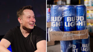 Elon Musk Bud Light Cans
