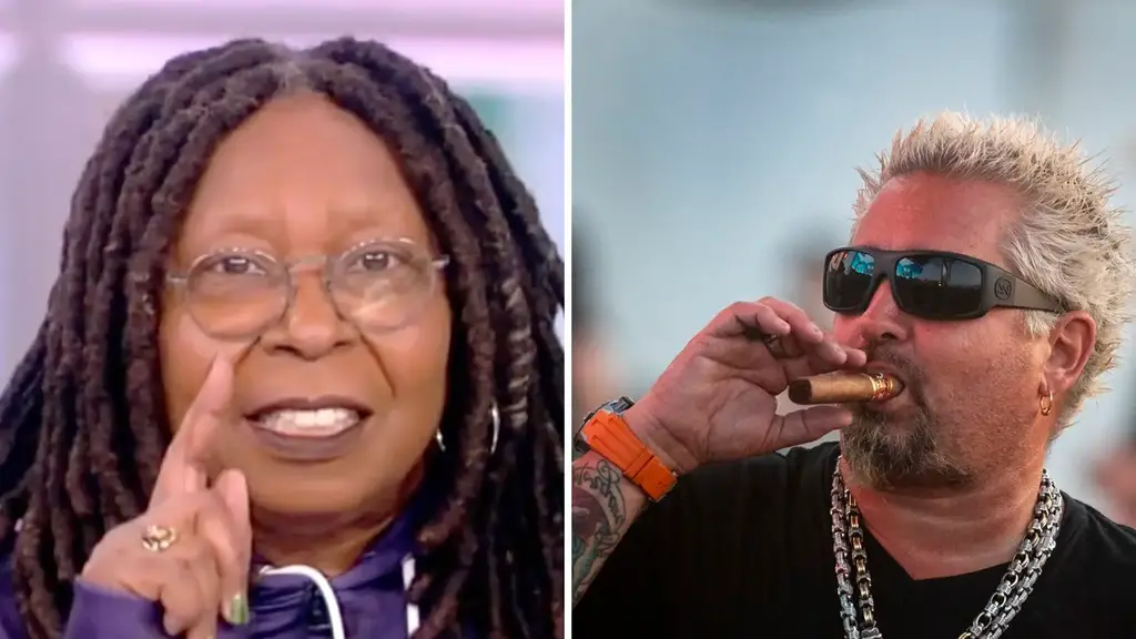 Guy Fieri Whoopi Goldberg Angry Restaurant