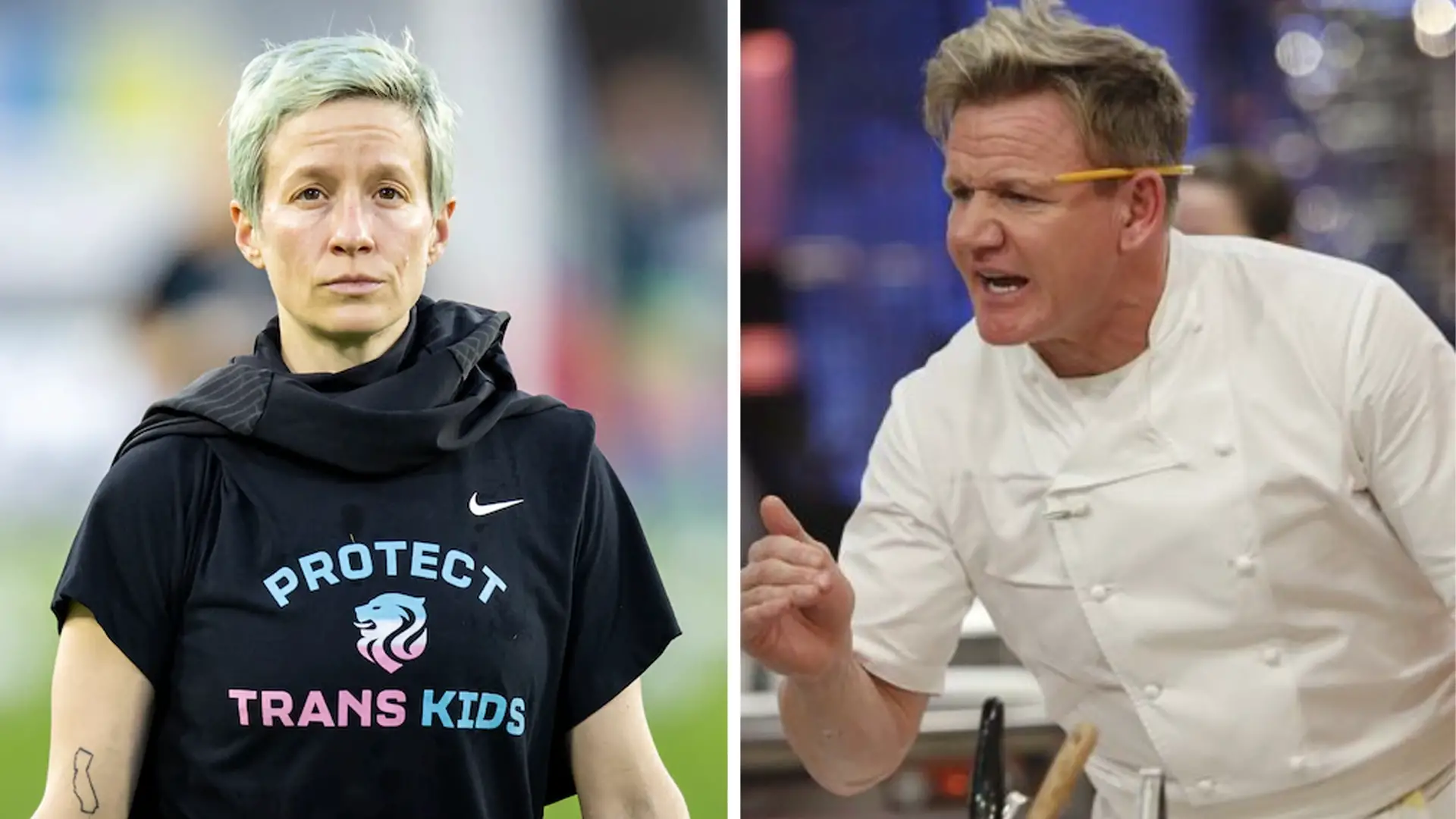 TRUE: Megan Rapinoe Walks Out Crying From Gordon Ramsay's Restaurant After Being Kicked Off