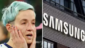 Megan rapinoe Samsung Partnership