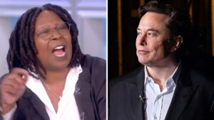 Whoopi Elon the view