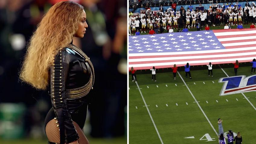 Beyonce Booes NFL Anthem