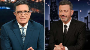 Jimmy Kimmel Stephen Colbert