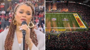 Super Bowl LVIII Andra Gray National Anthem