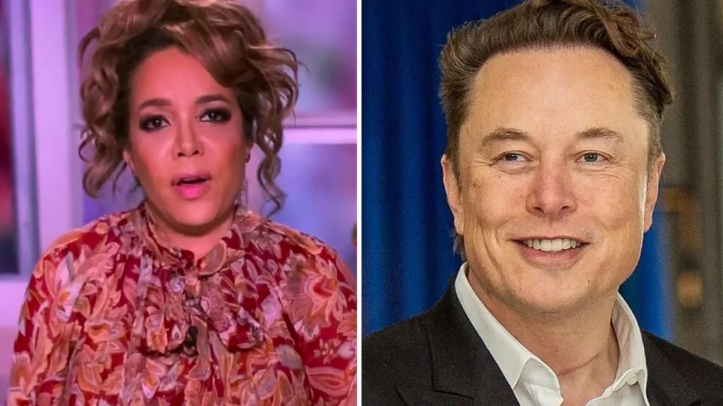 Sunny Hostin and Elon Musk