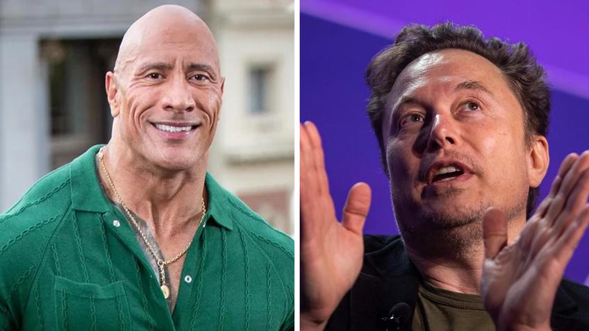 Dwayne The Rock And Elon Musk