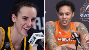 Britney Griner and Caitlin Clark