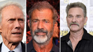 Clint Eastwood Kurt Russel Mel Gibson