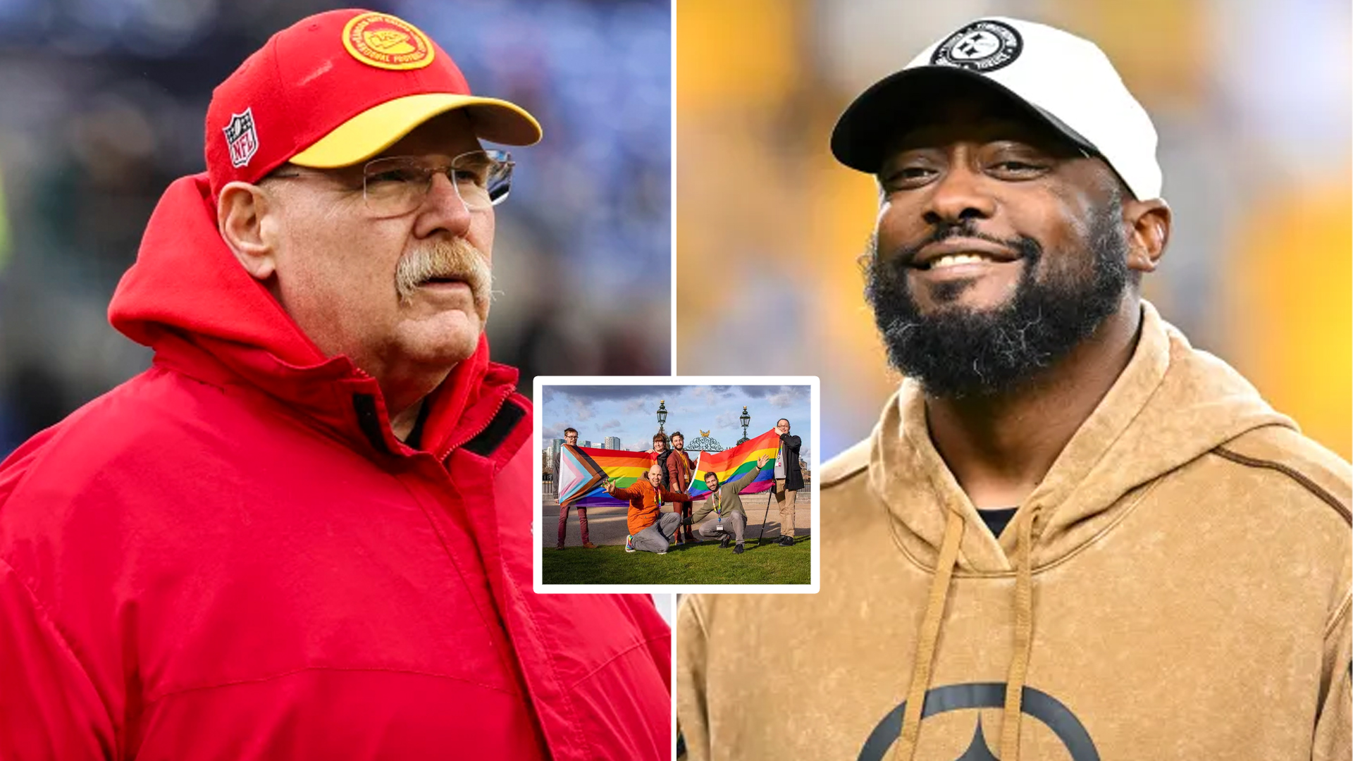 Tomlin and Andy Reid Pride Month