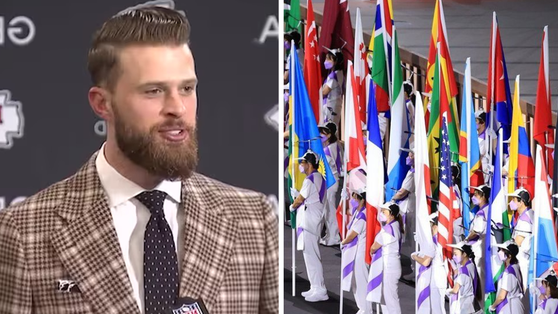 Harrison Butker Flag Bearer