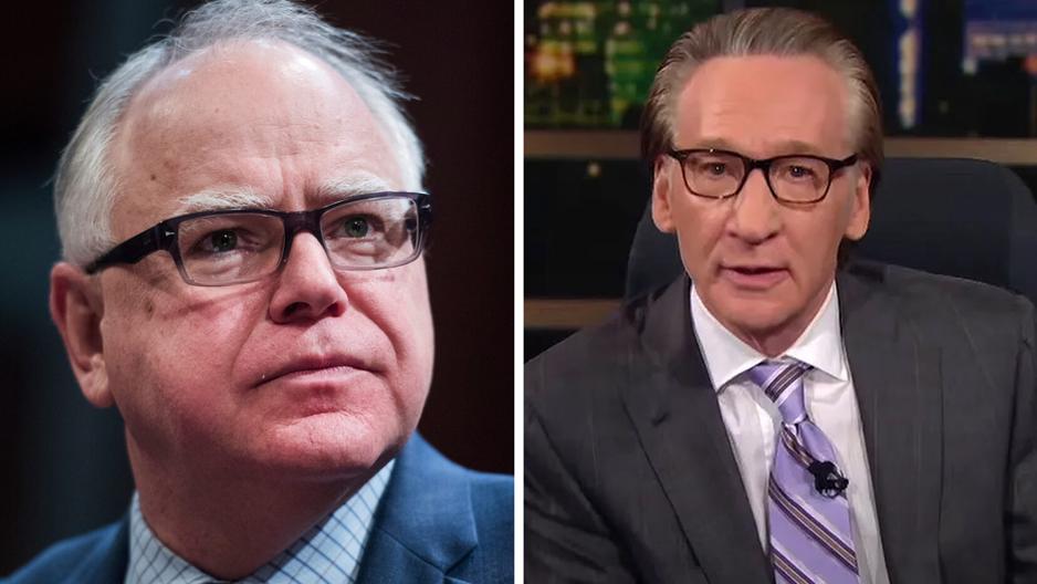 Tim Walz Bill Maher Show