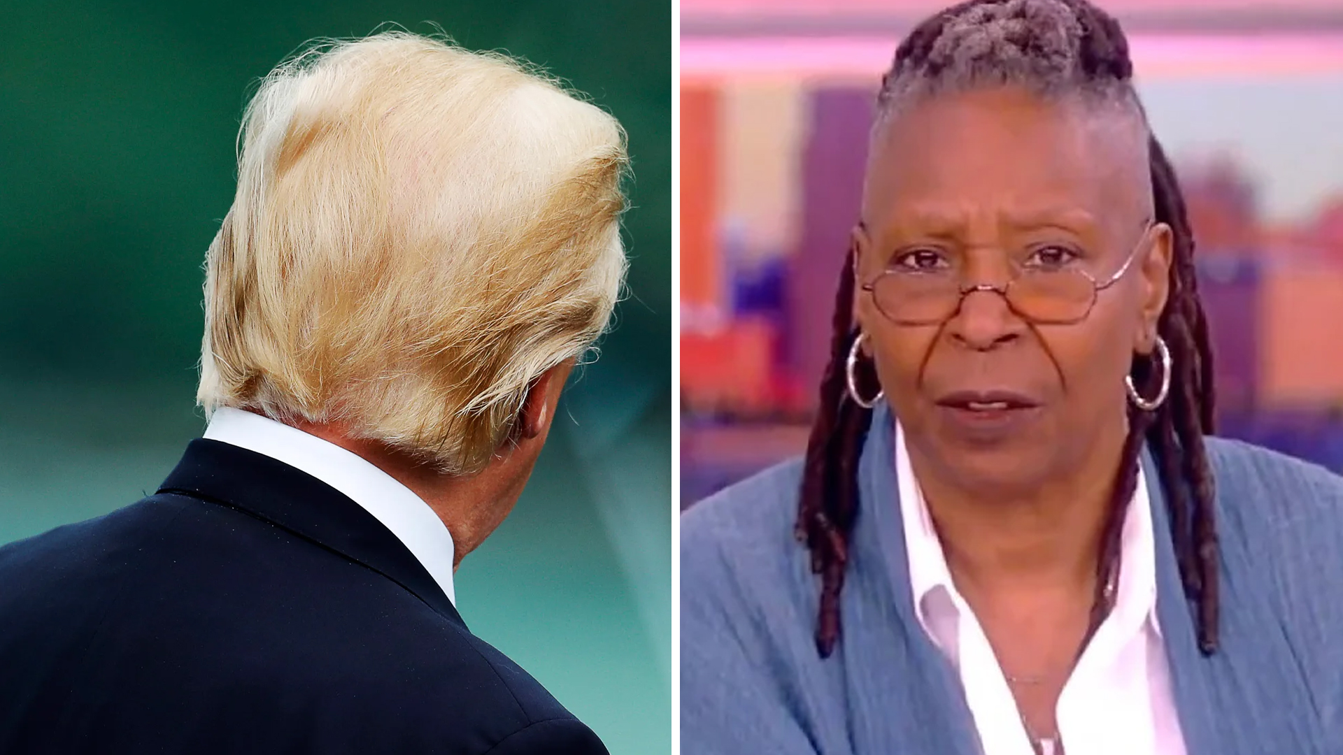 Whoopi Goldberg and Trump Office