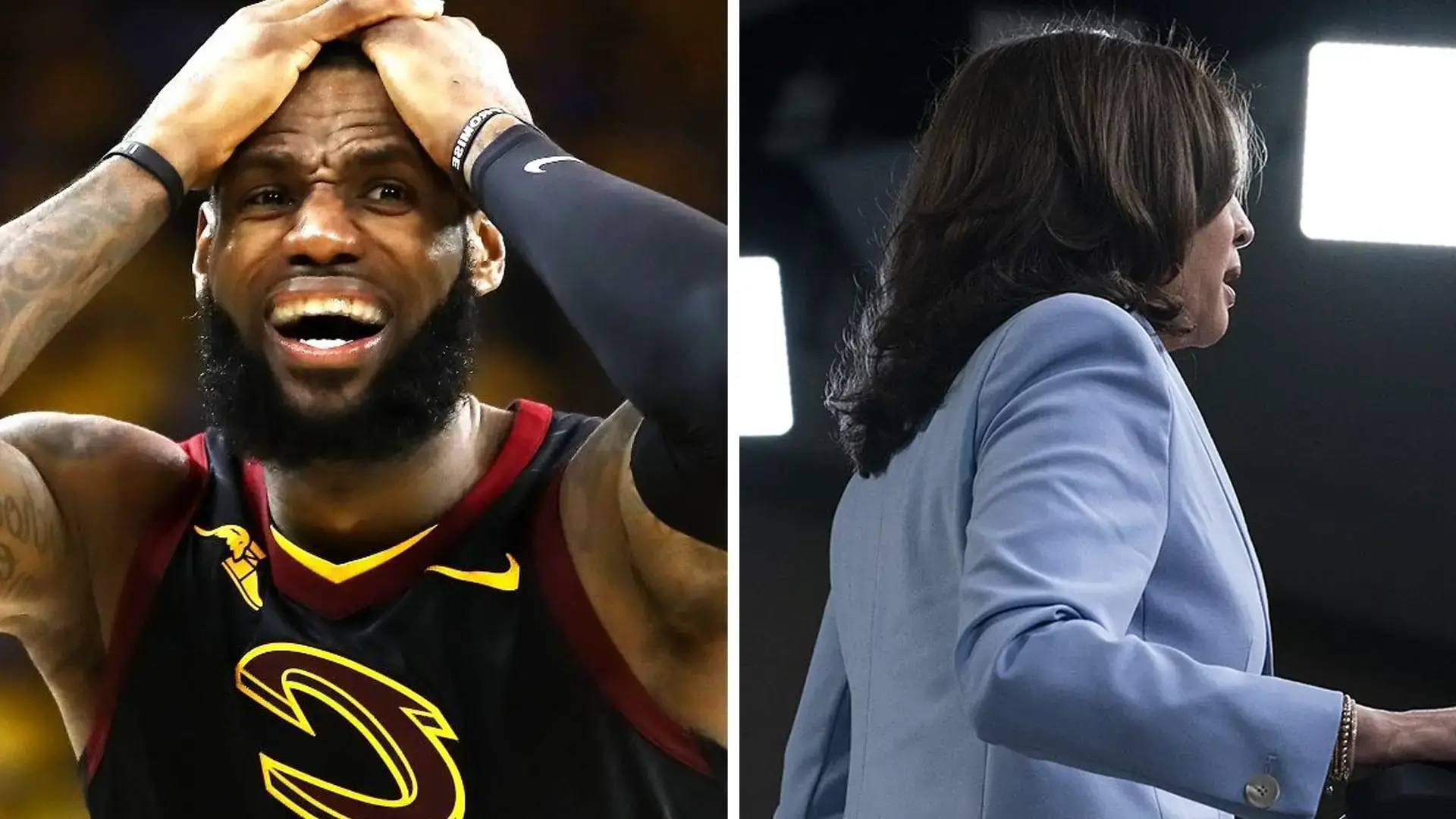 LeBron James Kamala Harris Endorsement