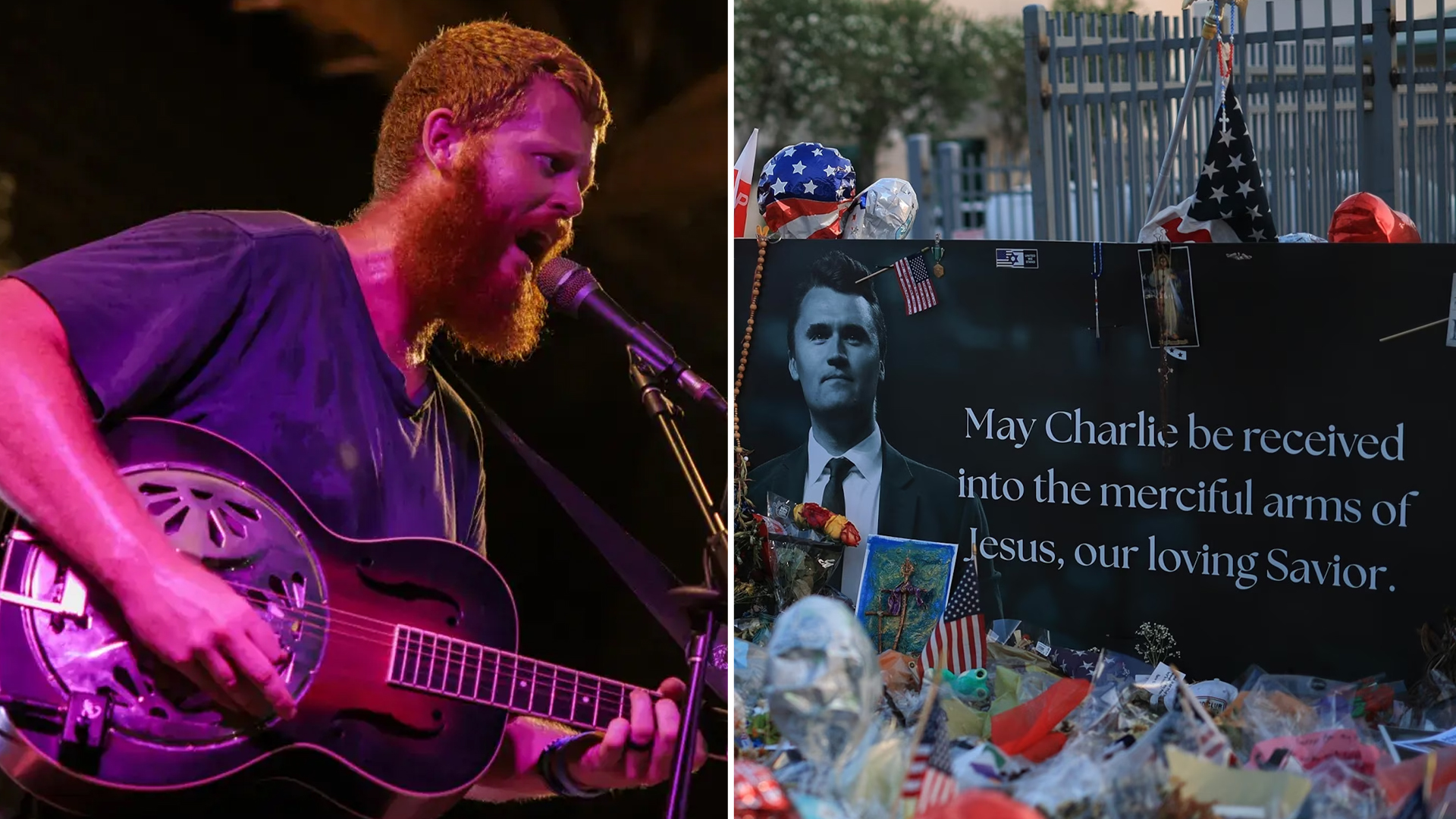Charlie Kirk Memorial Oliver Anthony