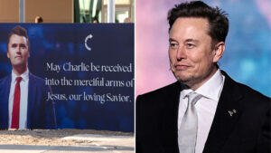Elon Musk Charlie Kirk Memorial