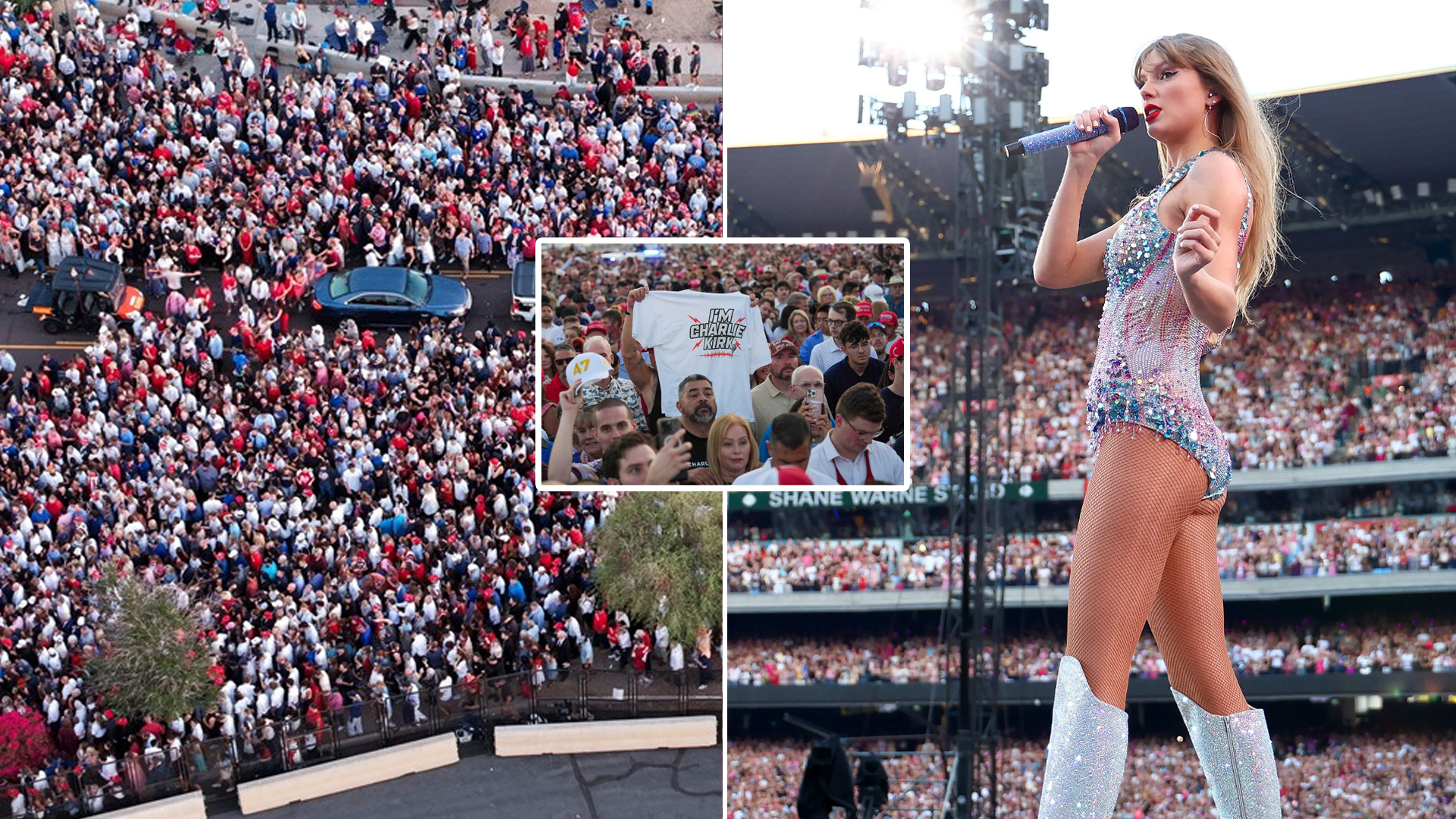 Taylor Swift Crowd Concerts Charlie Kirk