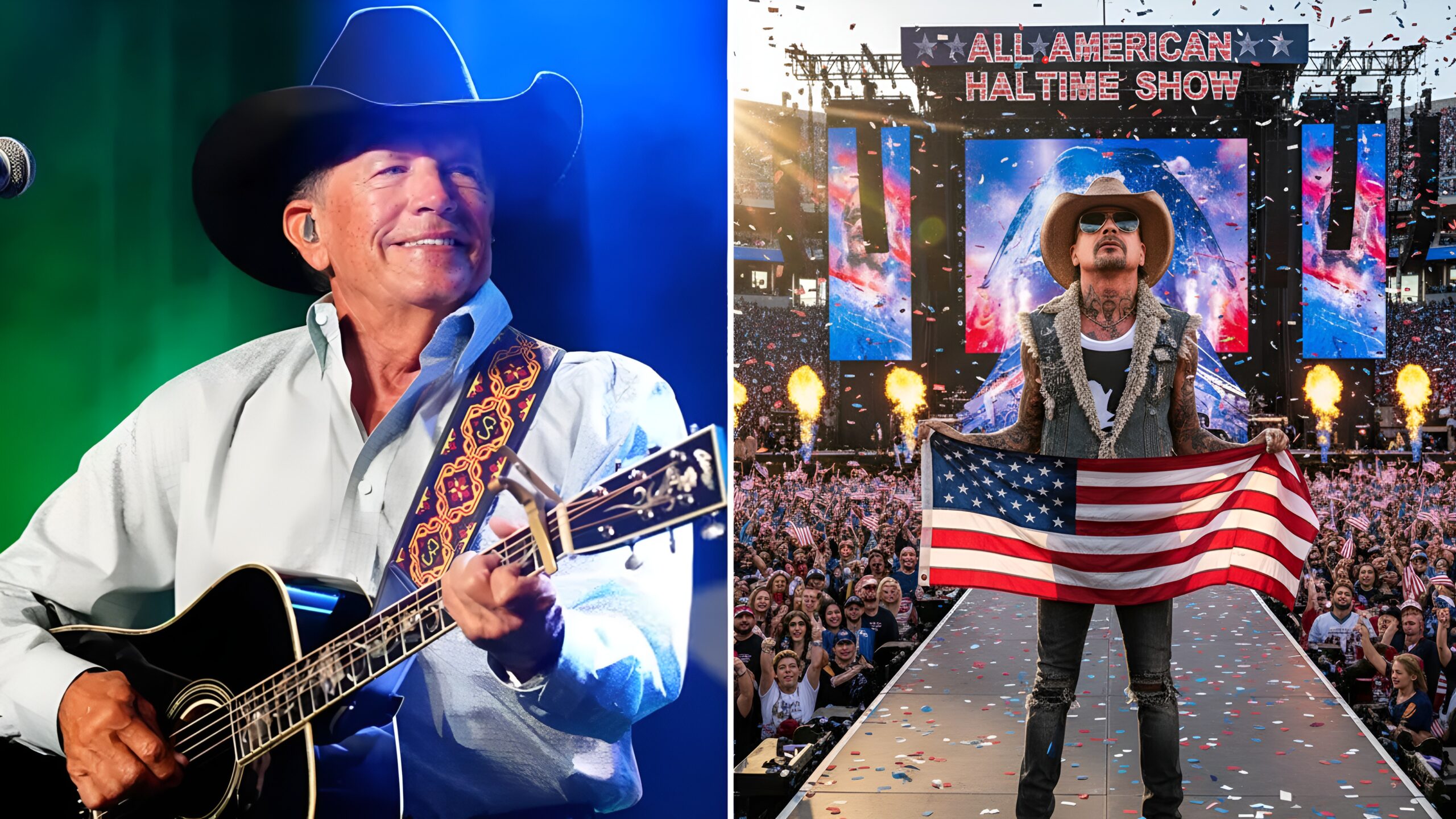 Bad bunny Kid Rock George Strait