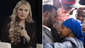 Erika kirk and Somali Ilhan Omar