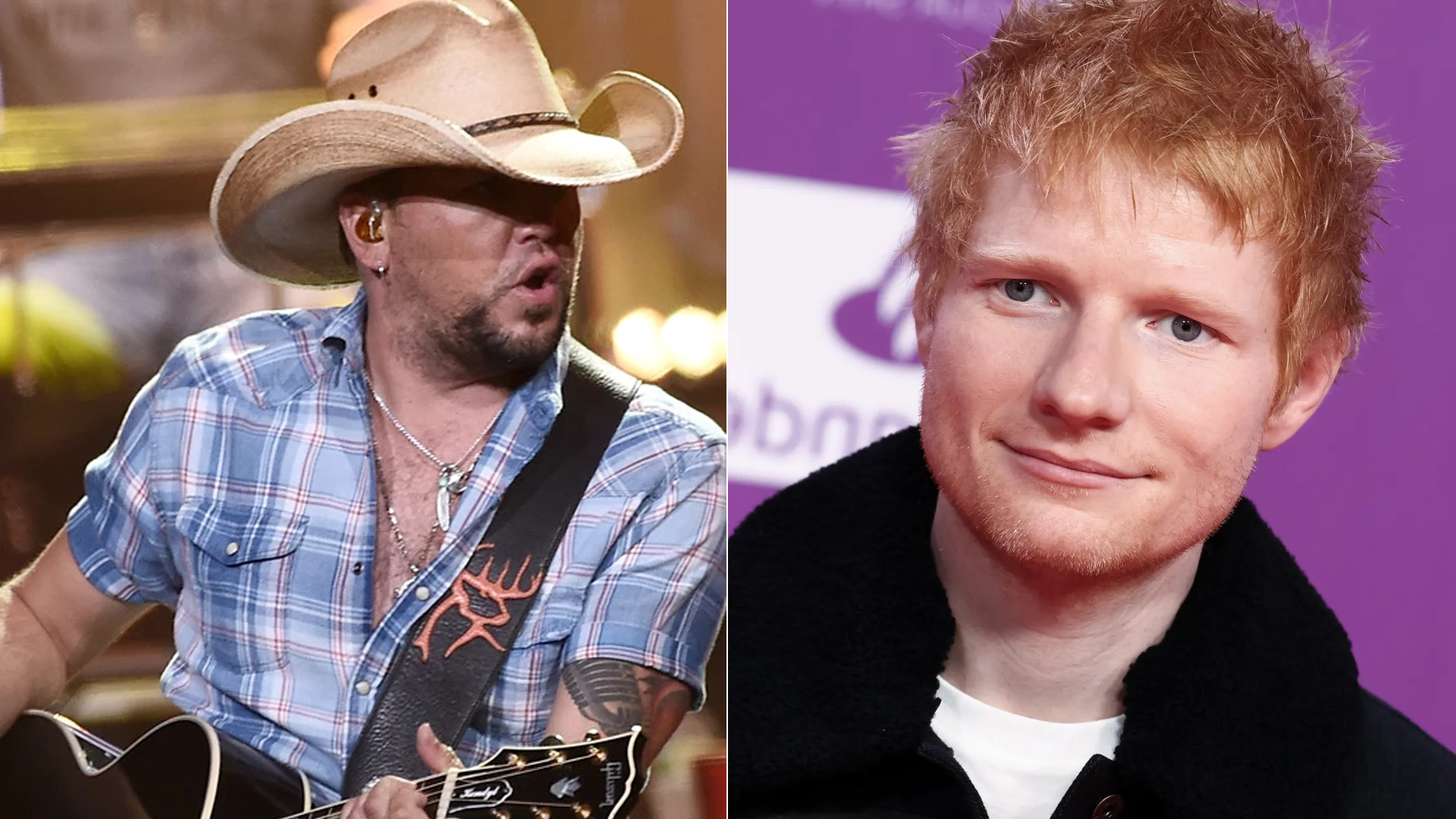 Ed Sheeran and Aldean Jason