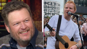 Ed Sheeran and Blake Shelton Collab