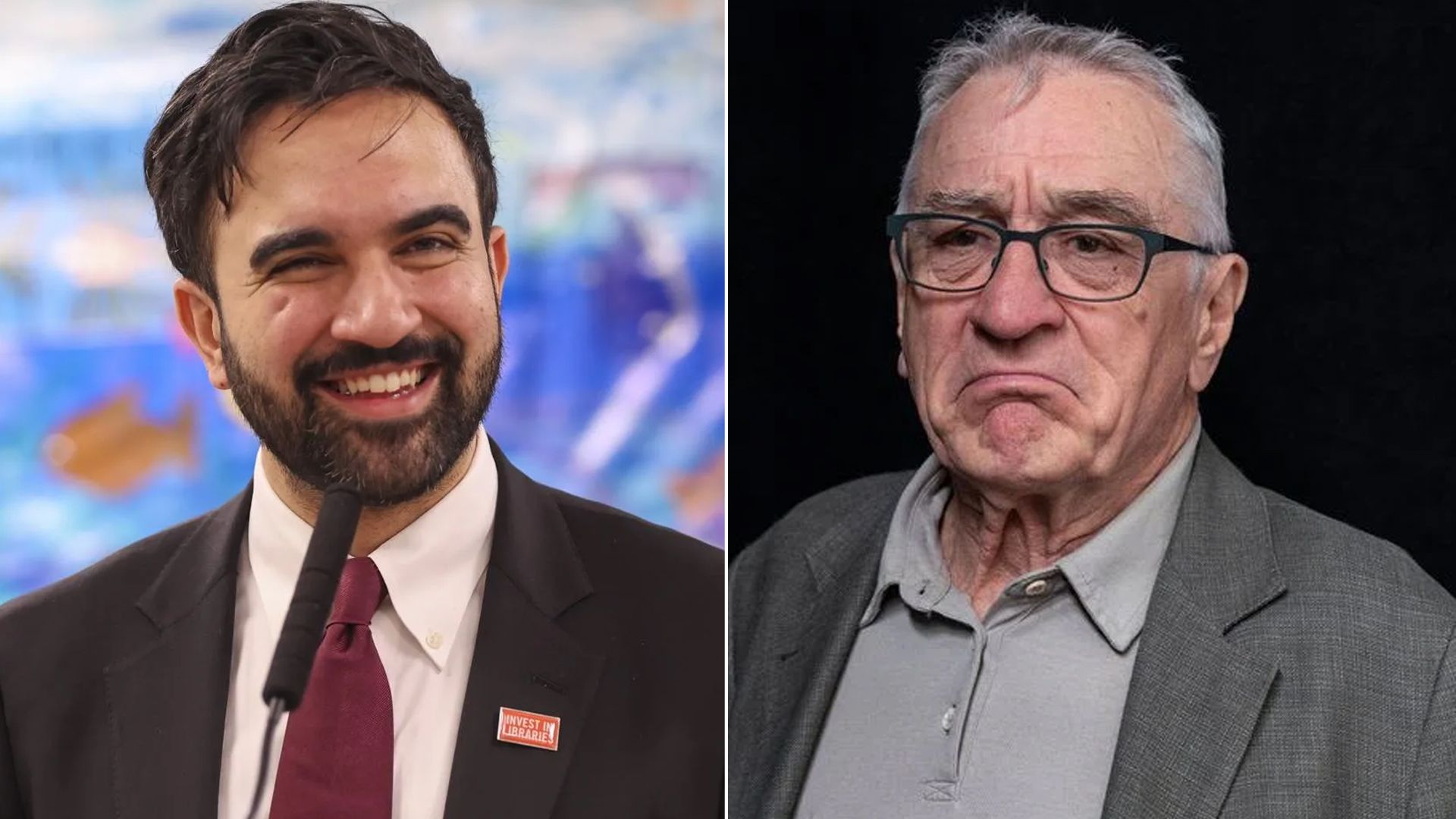 Robert De Niro Kathy Hochul Zohran mamdani