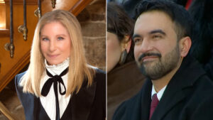 Barbra Streisand and Zohran Mamdani