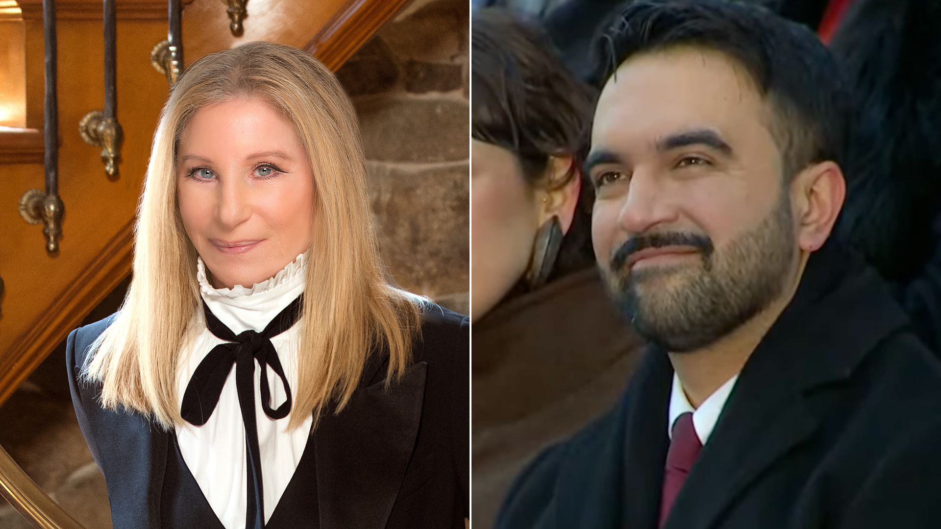 Barbra Streisand and Zohran Mamdani