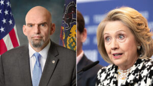 John Fetterman Hillary Clinton