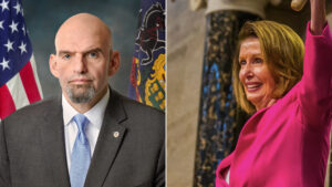 John Fetterman and Nancy Palosi